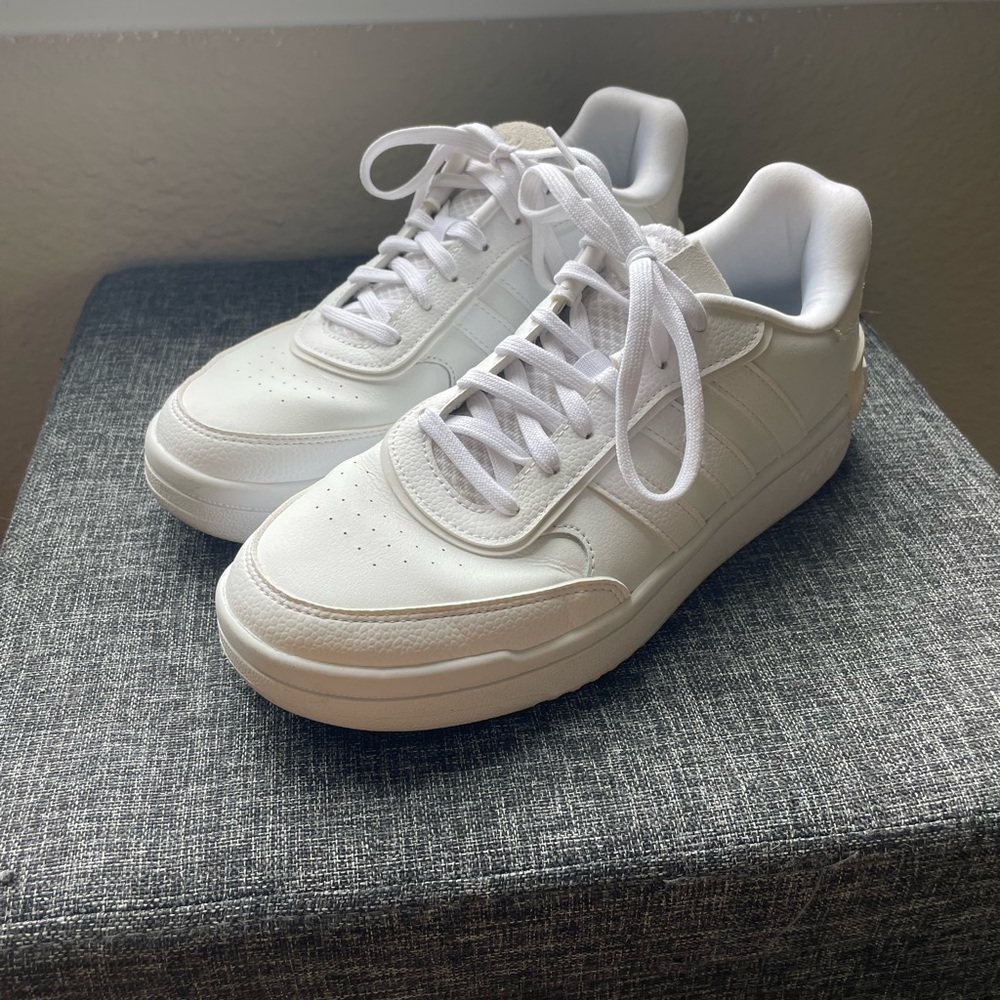 Adidas White Cloudfoam Sneakers